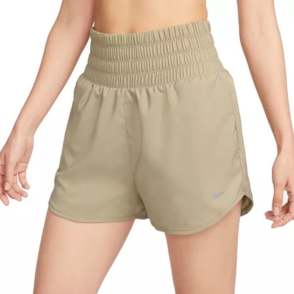 Nike One Women's Dri-FIT Ultra High-Waisted 3" Brief-Lined Shorts **NEW W/ TAGS
